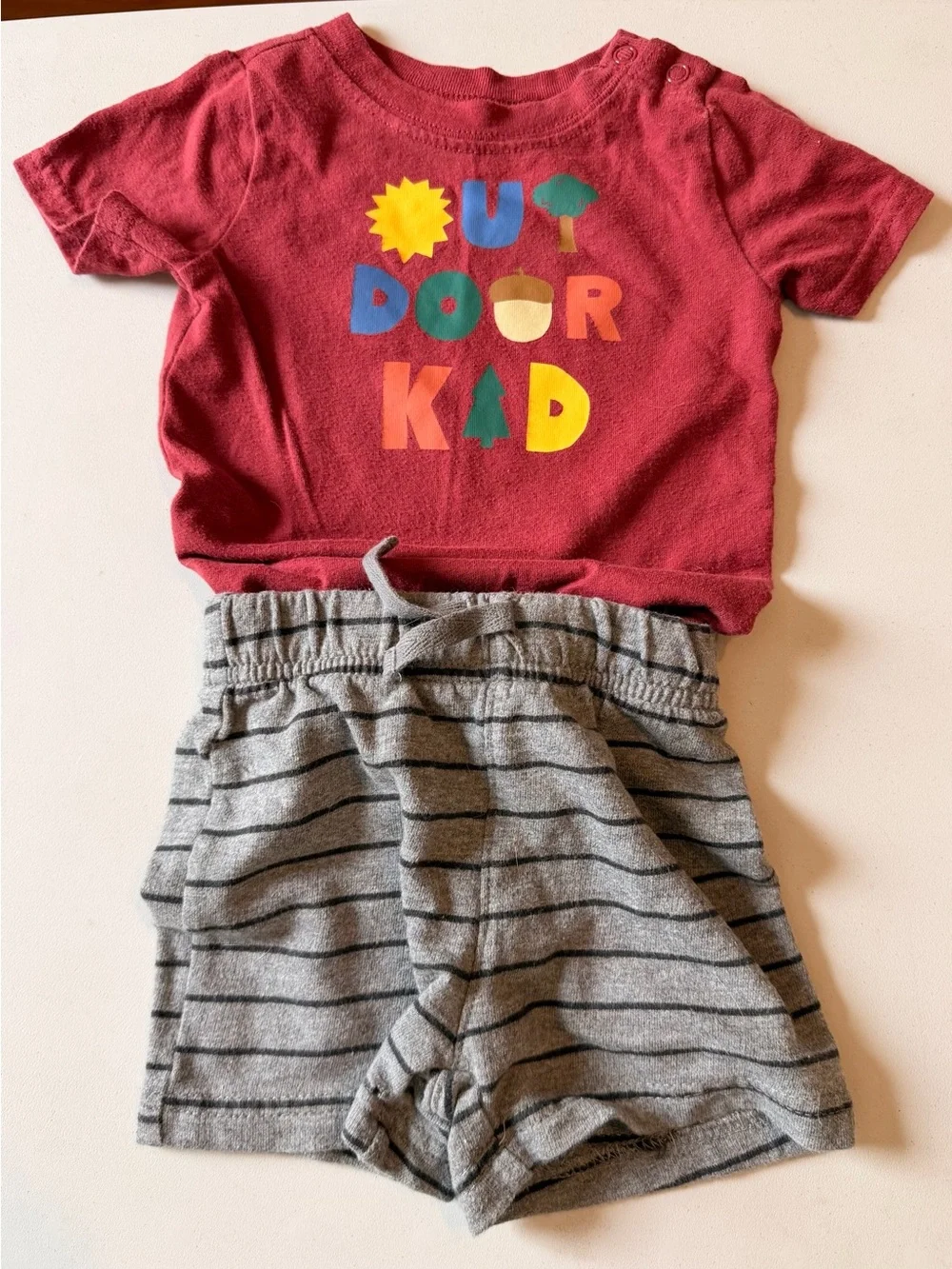 6-9M Summer Outfit Bundle 4pc Outdoor Camping - Picture 9 of 15